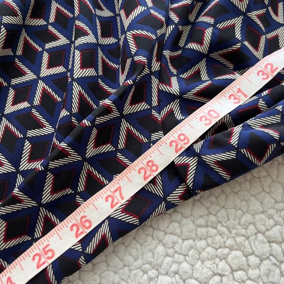 Mitto Shop Navy Geo Print Jumper Medium - Picture 15 of 16